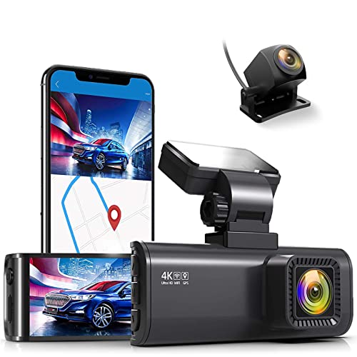 REDTIGER F7N 4K Dual Dash Cam Built-in WiFi GPS ...