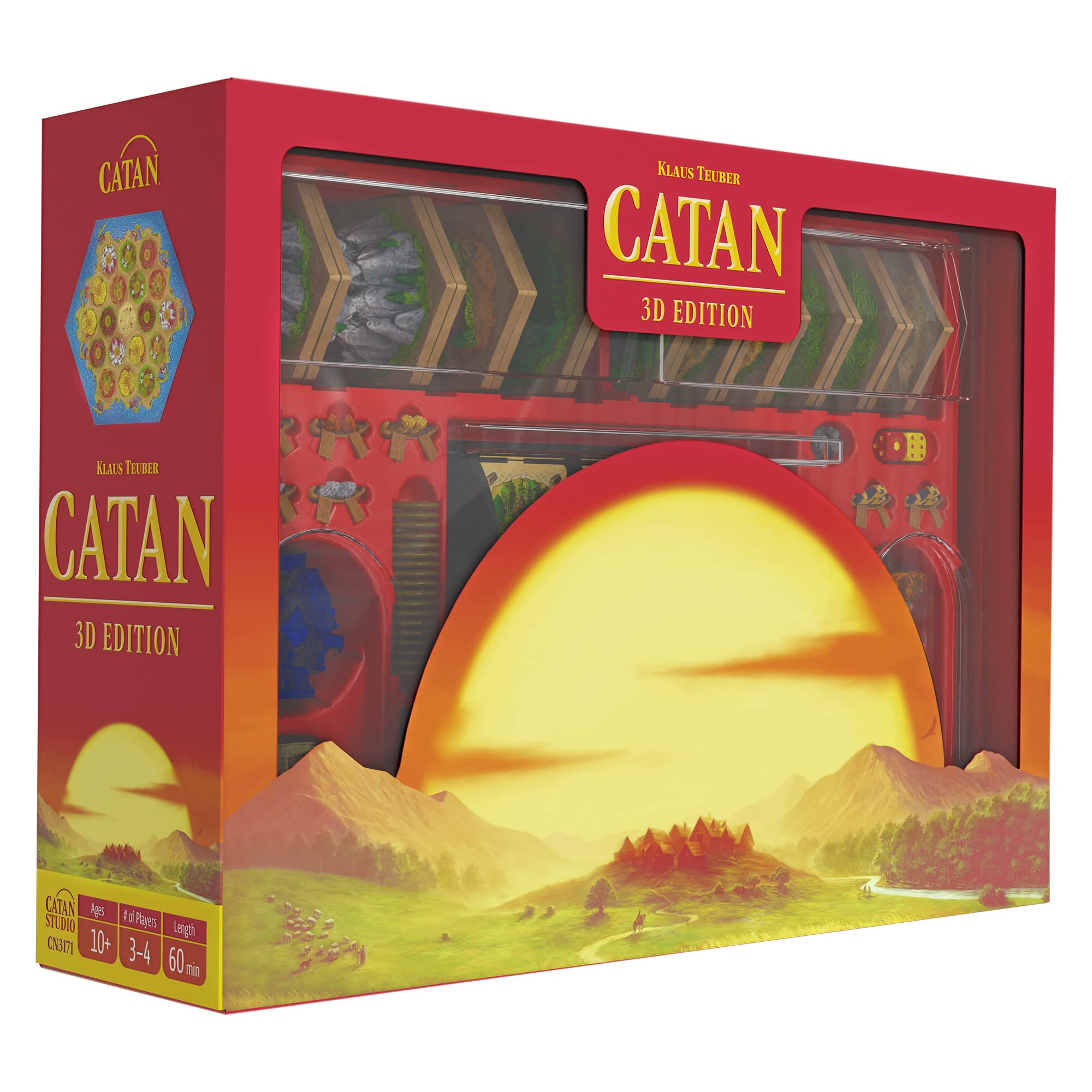 CATAN Game Strategi Papan EDISI 3D dengan Ubin 3D yang ...