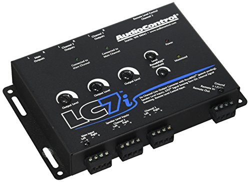 AudioControl Konverter Output Saluran 6-Saluran Hitam L...