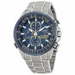 Citizen Jam Tangan Pria AT8020-54L Blue Angels Stainles...