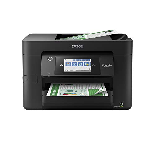 Epson Printer Inkjet Warna Nirkabel All-In-One Workforc...