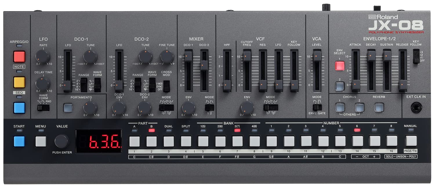 Roland  Synthesizer Meja (JX-08)