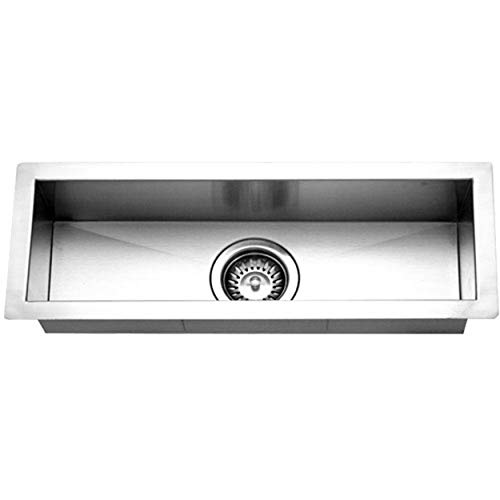 Houzer Contempo Undermount Stainless Steel Trough Bar a...