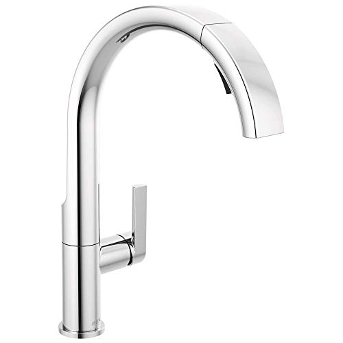 Delta Faucet Keran Dapur Chrome Keele dengan Semprotan ...