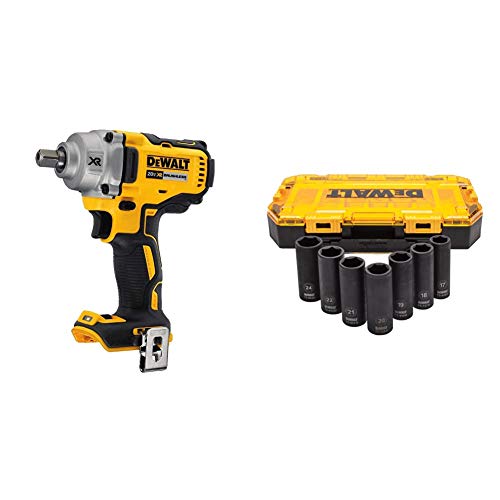 DEWALT 20V MAX XR Cordless Detent Pin 1/2-Inch Anvil DC...