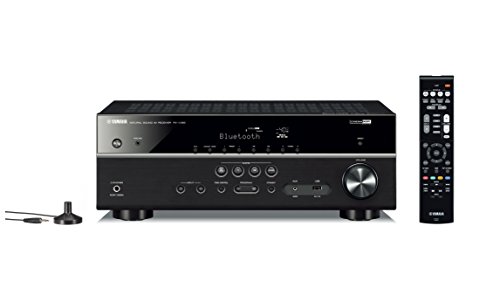 YAMAHA Penerima AV 4K Ultra HD 5.1-Saluran RX-V385 deng...