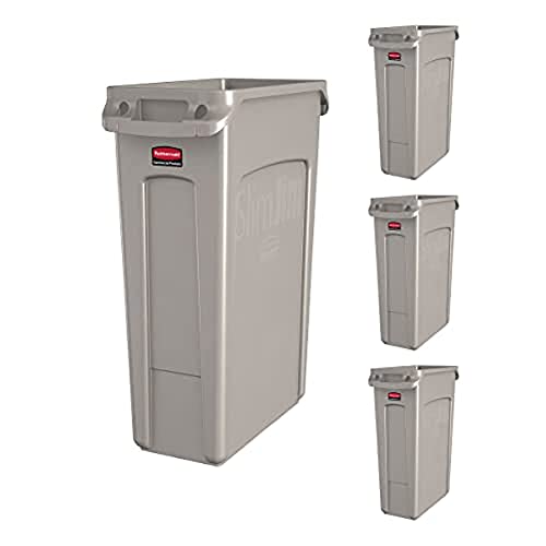 Rubbermaid Commercial Products Tempat Sampah Slim Jim d...