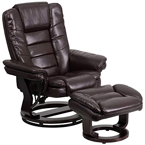 Flash Furniture Kursi Recliner Multi-Posisi Kontemporer...