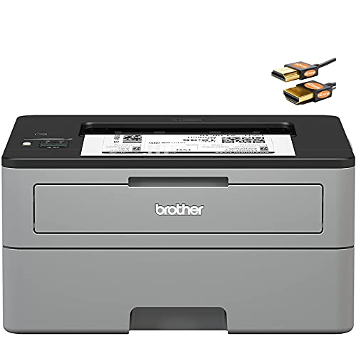 Brother Printer Laser Monokrom Nirkabel Ringkas Seri HL...