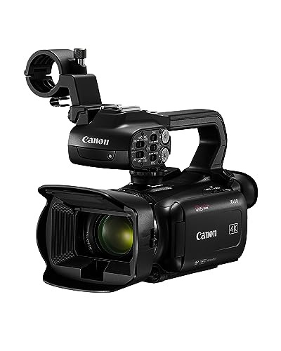 Canon Camcorder UHD 4K Profesional XA60 dengan Layar Sentuh LCD dan Lensa Zoom Optik 20x (Hitam)