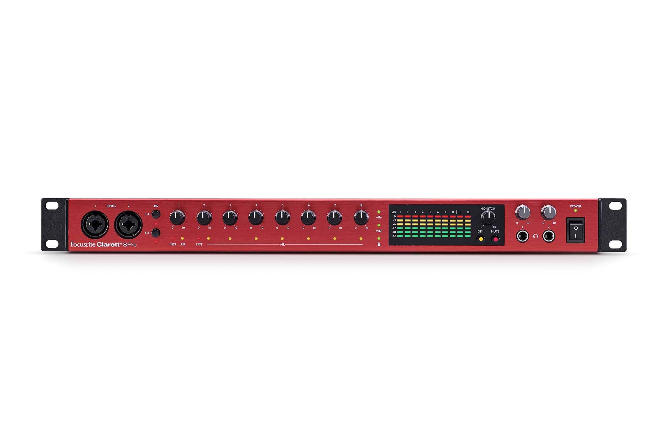 Focusrite Antarmuka Audio USB Clarett+ 8Pre 18-in / 20-...