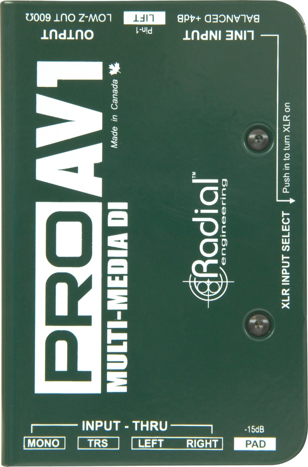 Radial Engineering R8001112 Pro AV1 Kotak Langsung