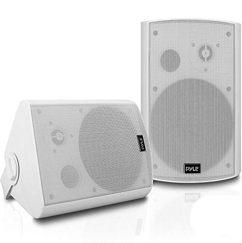 Pyle Speaker Stereo Dinding Luar Ruangan - Bluetooth Ni...