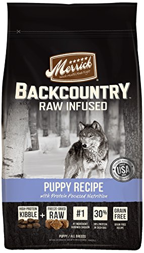 Merrick Makanan Kering Anjing Backcountry Raw Infused G...