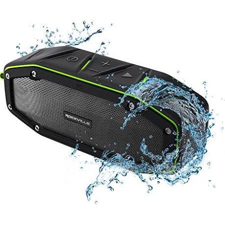 Rockville RPB27 20w Rugged Portable Waterproof Bluetooth Speaker w Bumping Bass!