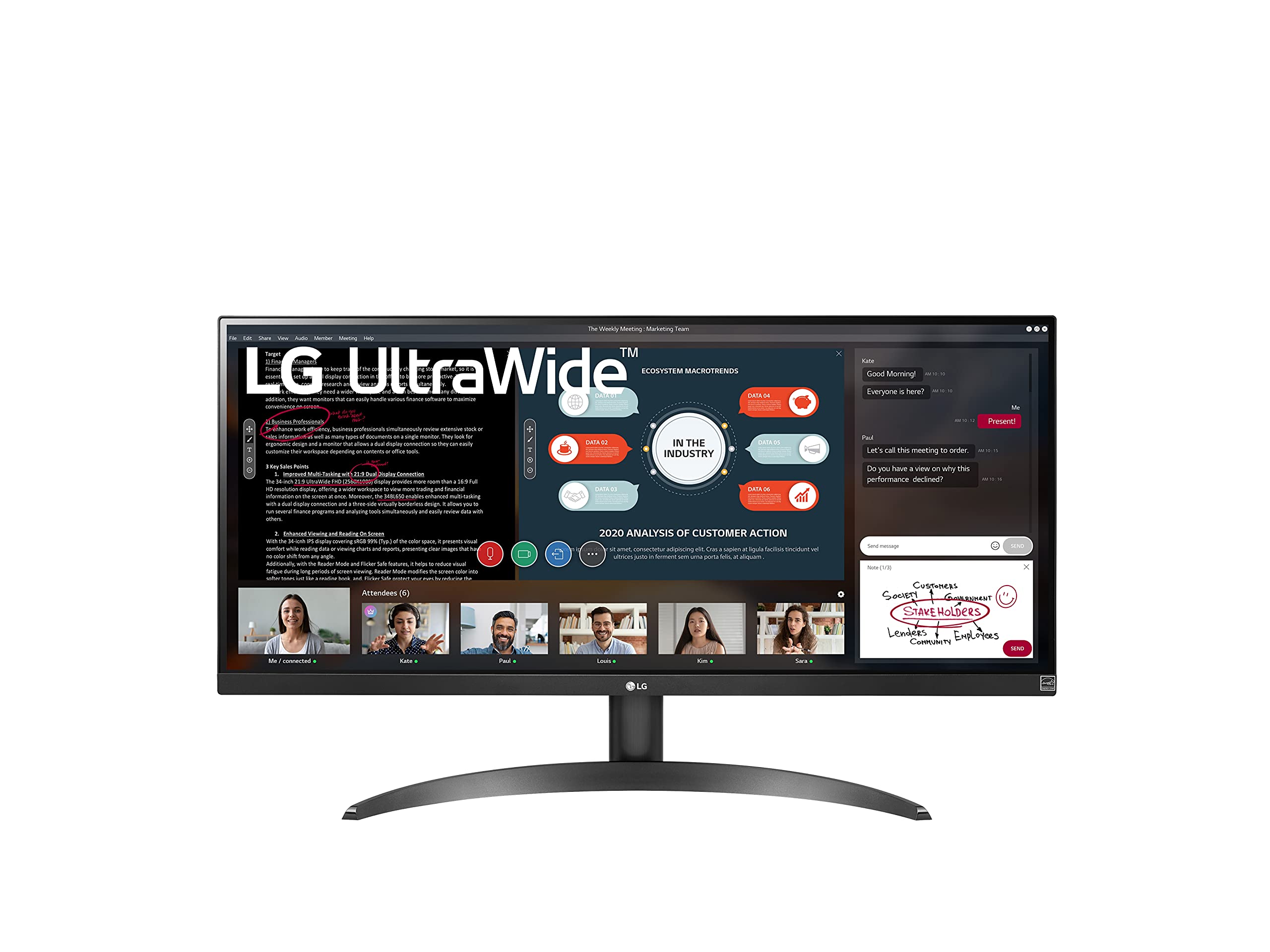 LG Monitor HDR Full HD UltraWide 29 inci dengan FreeSyn...