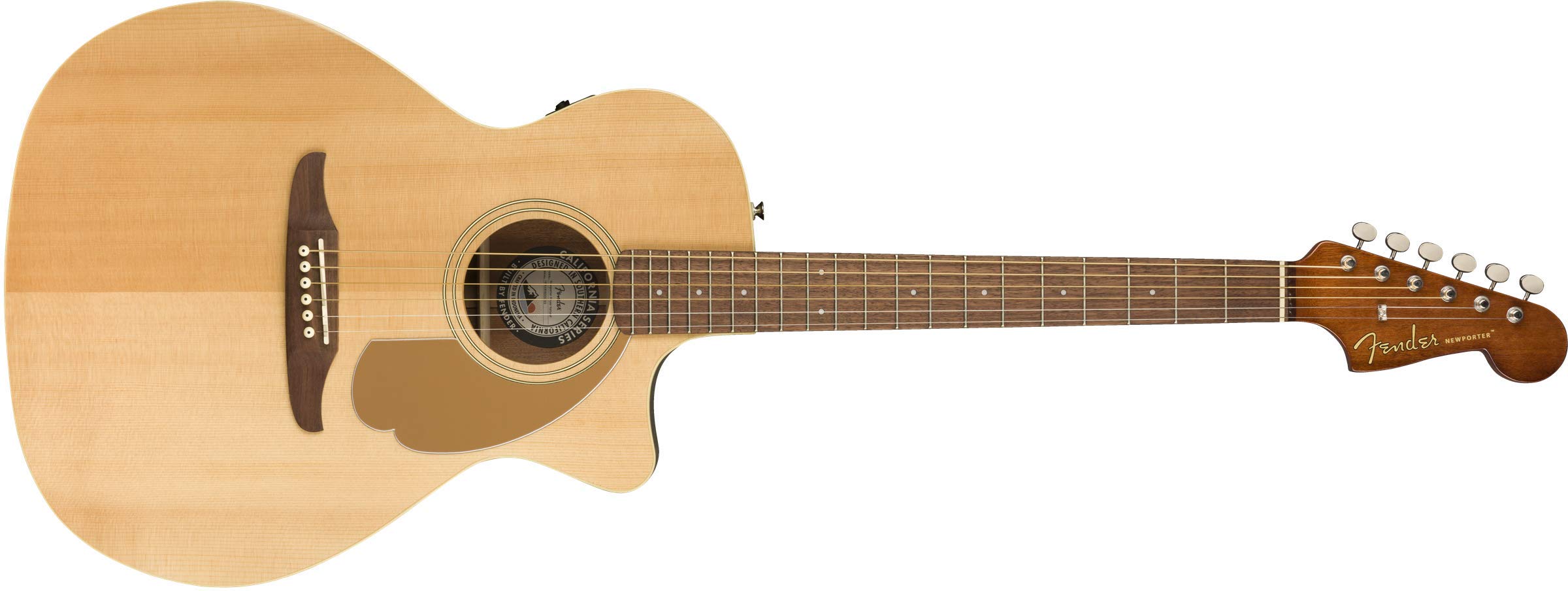 Fender Gitar Akustik Newporter Player - Natural