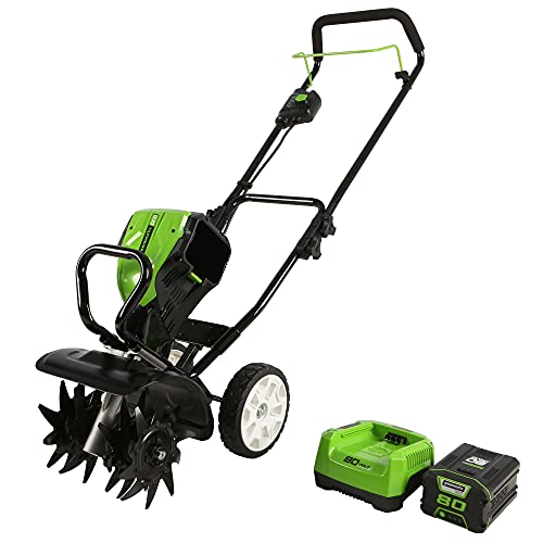 GreenWorks Penggarap Tiller Nirkabel 10 Inci 80V