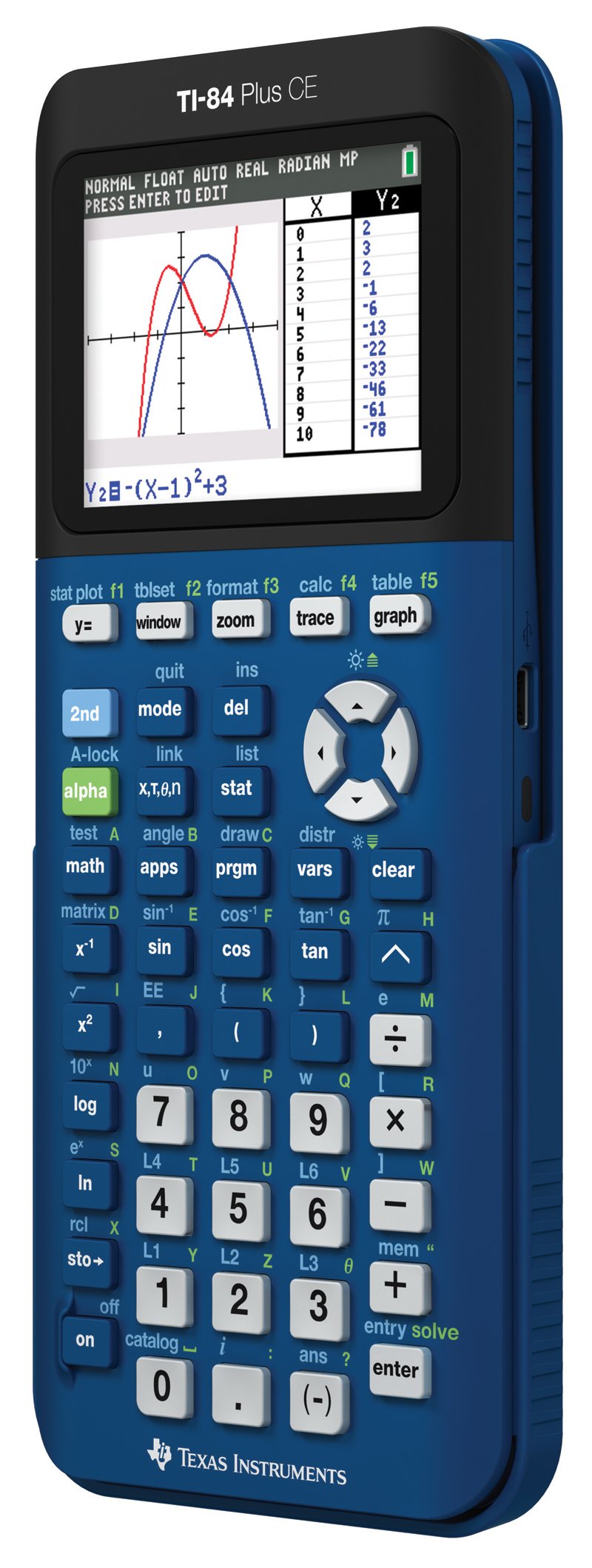 Texas Instruments Kalkulator Grafik Denim TI-84 Plus CE