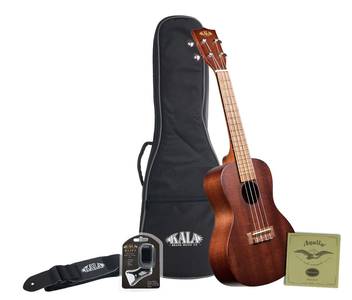 KALA Bundel Ukulele Tenor KA-15 - Kayu Mahoni Alami