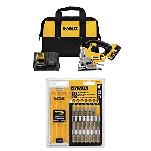 DEWALT Kit Gergaji Ukir Ion Litium DCS331M1 20V Max