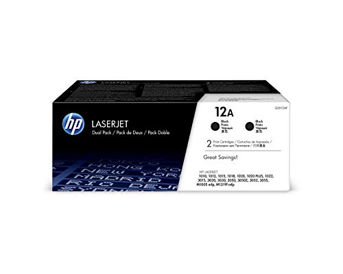 HP 12A | Q2612D | 2 Kartrid Toner | Hitam