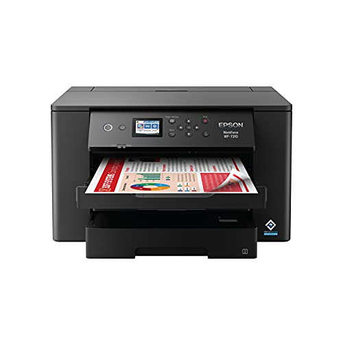 Epson Printer Format Lebar Nirkabel All-in-One Workforc...