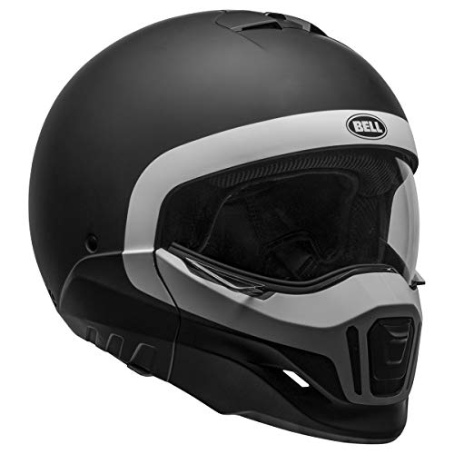 Bell  Helm Broozer (Cranium Matte Black/White - 2X-Besa...