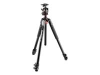 Manfrotto MK055XPRO3-BHQ2 Tripod 3 Bagian Aluminium den...