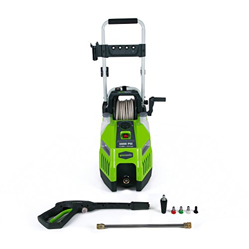 GreenWorks GPW2001 2000 Psi Horz PRS Washer