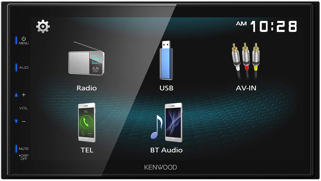 KENWOOD Penerima Multimedia Digital DMX125 / DMX125BT /...