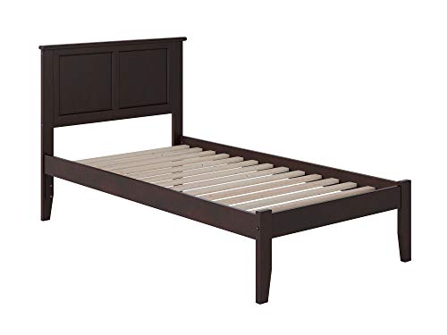 Atlantic Furniture AR8611001 Tempat Tidur Platform Madison dengan Papan Kaki Terbuka