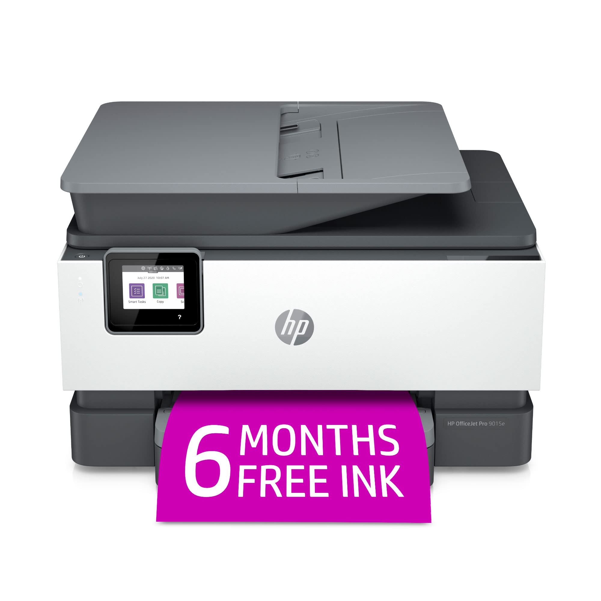 HP Printer All-in-One Warna Nirkabel OfficeJet Pro 9015...