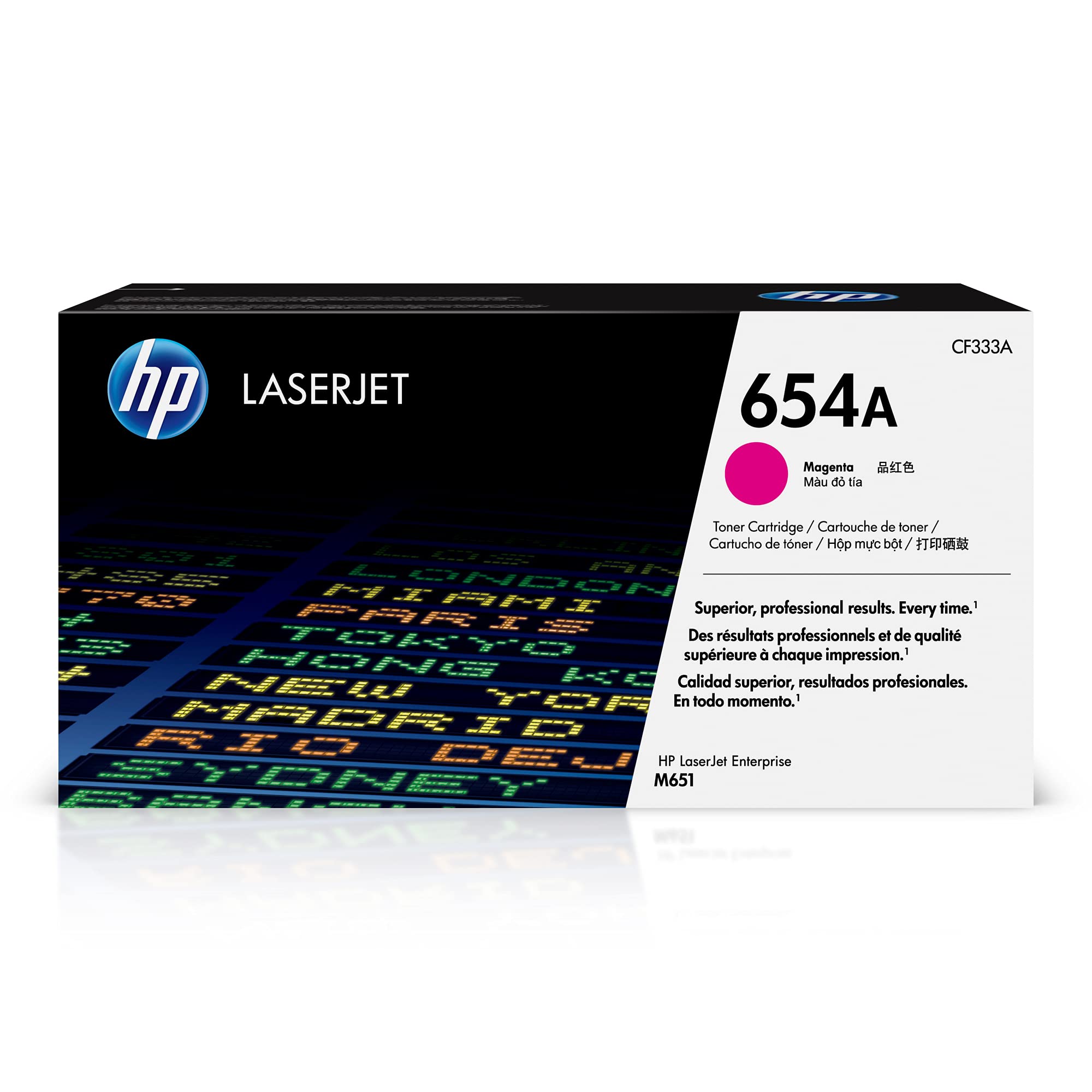 HP Kartrid Toner Magenta Asli 654A | Cocok untuk Seri C...