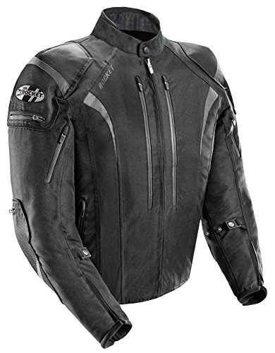 Joe Rocket Jaket Pria Atomic 5.0 Hitam/Hitam Tekstil - ...