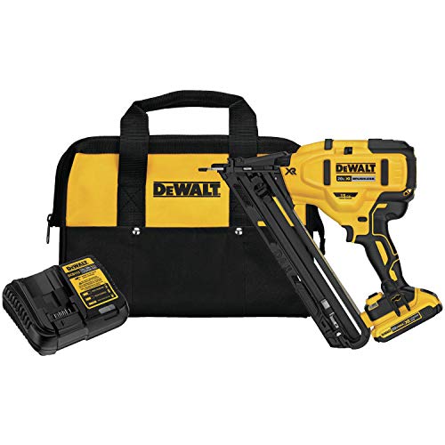 DEWALT Kit Paku Sudut Tanpa Kabel DCN650D1 20V MAX XR 1...