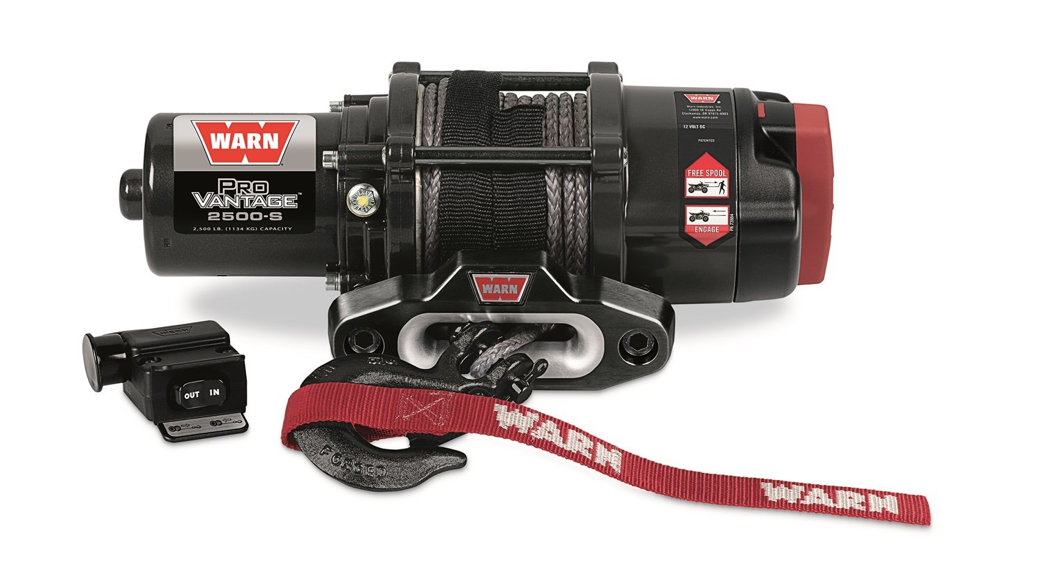 Warn Winch ProVantage 3500-S - Kapasitas 3500 lb.