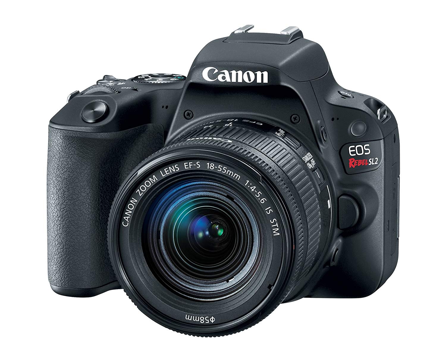 Canon Kamera DSLR EOS Rebel SL2 dengan Lensa EF-S 18-55...