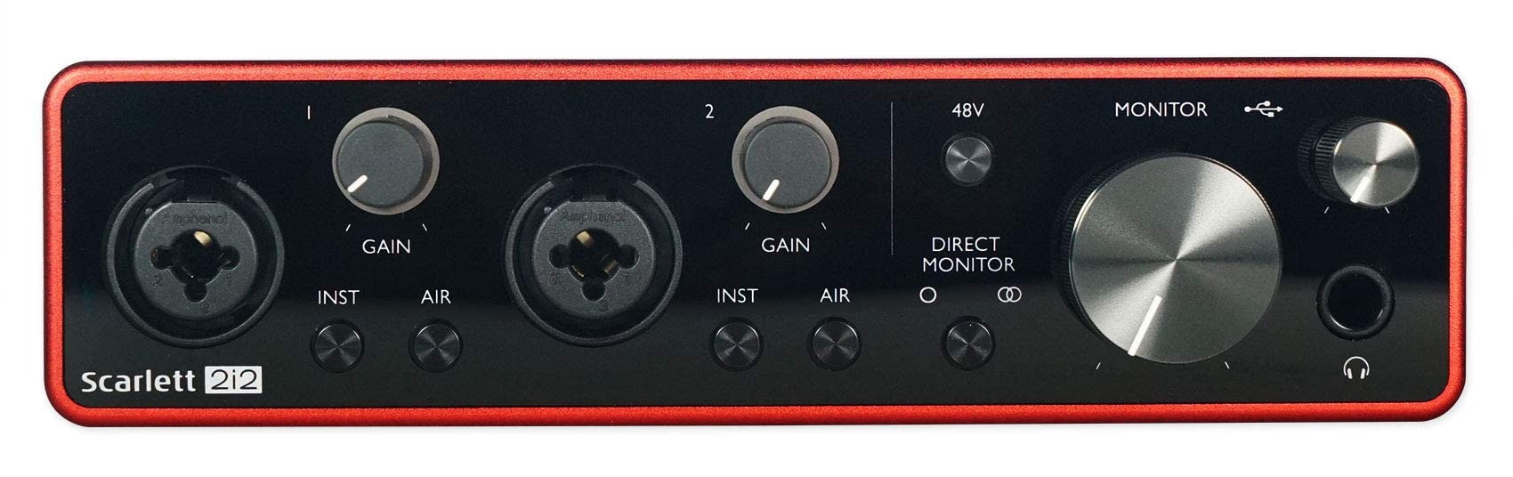 Focusrite Antarmuka Audio USB SCARLETT 2I2 Generasi ke-...