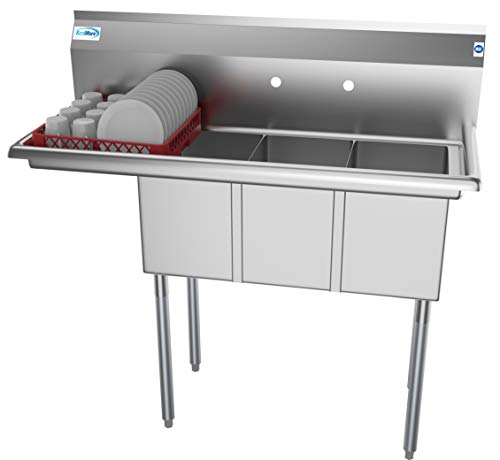 KoolMore Wastafel Dapur Komersial NSF Stainless ...