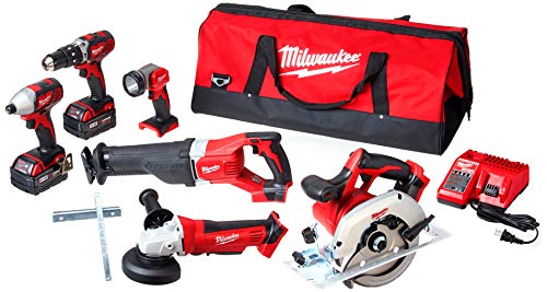 Milwaukee 2696-26 M18 Kit Kombo 6 Alat LITHIUM-ION Nirk...