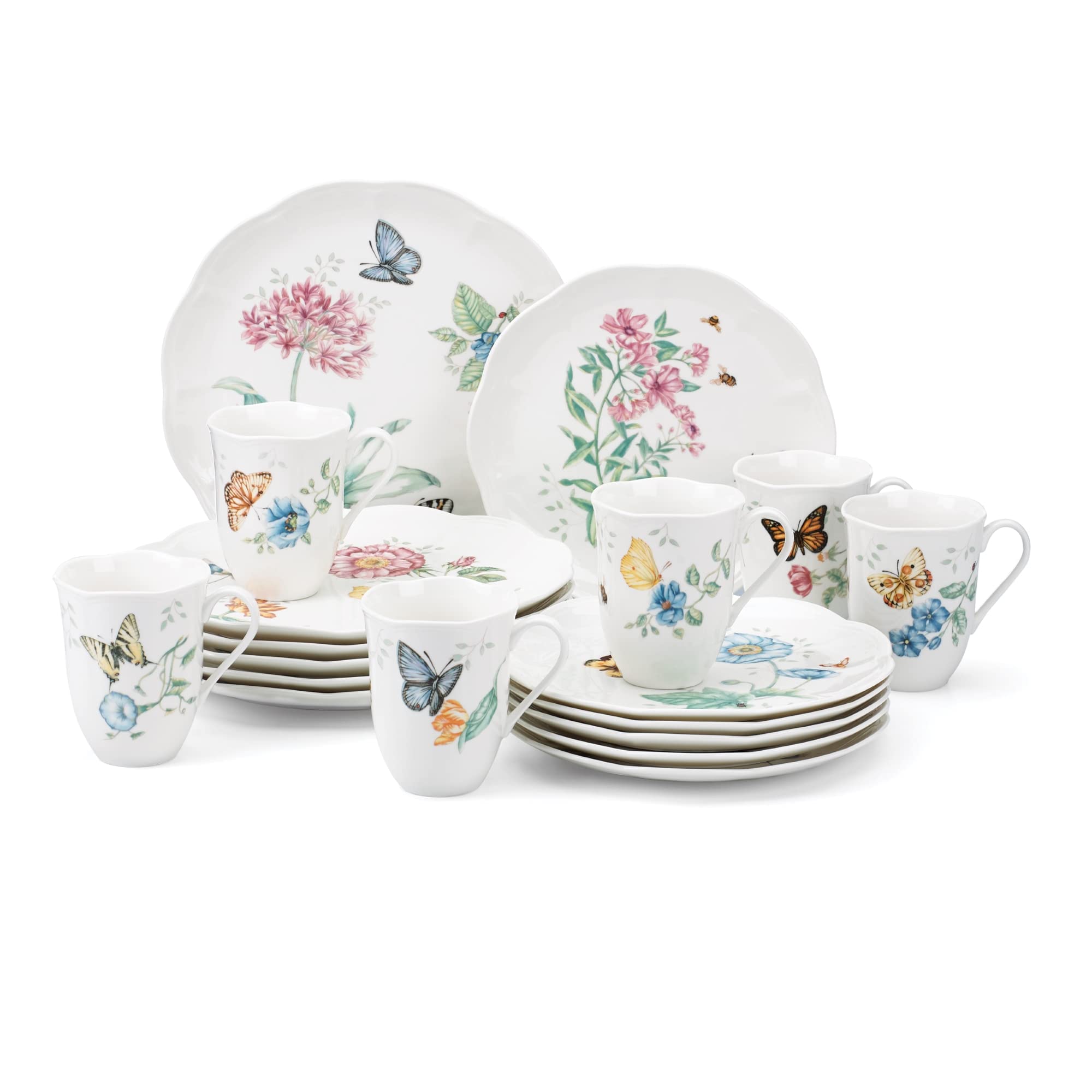 Lenox 6342794 Set Peralatan Makan 18-Piece Butte...