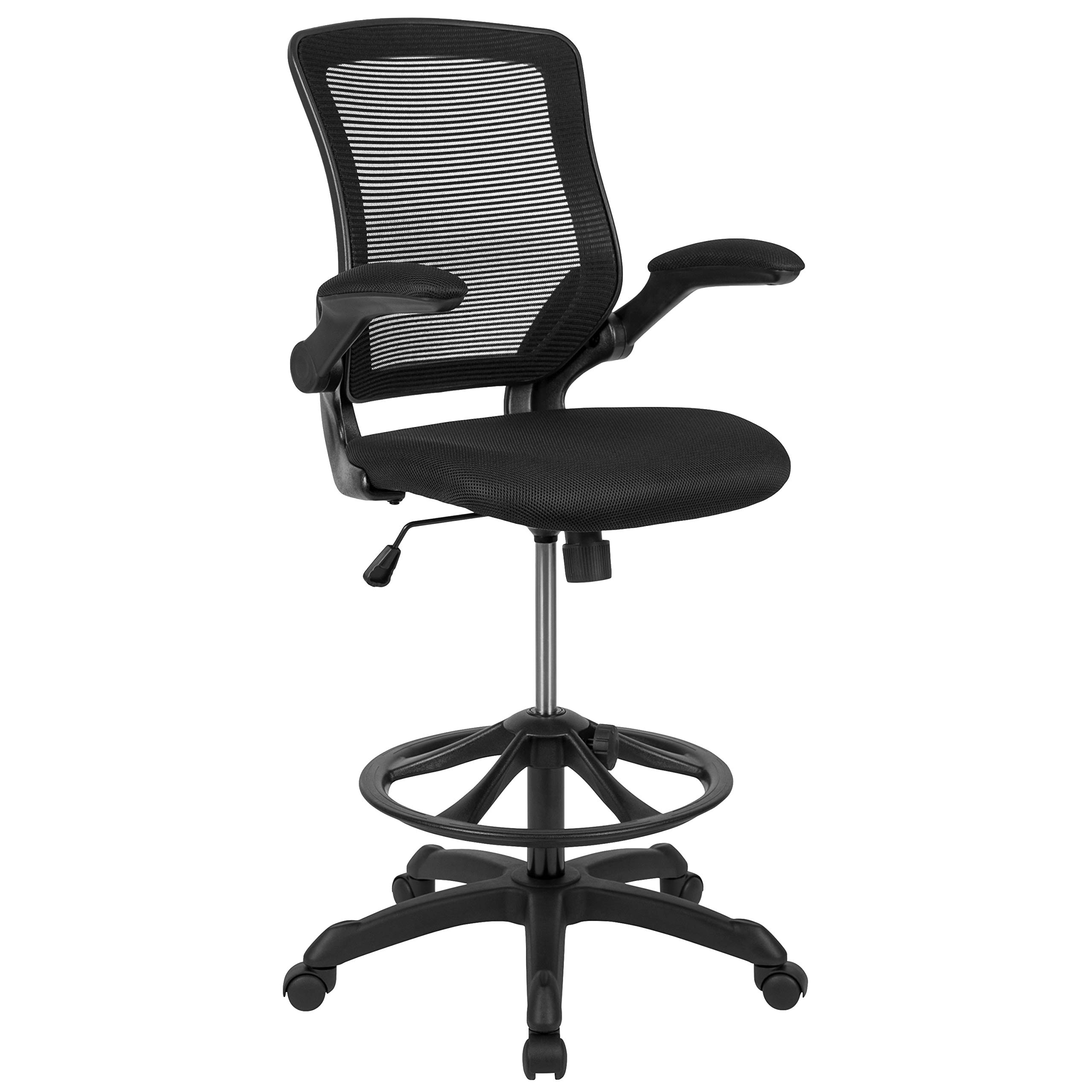 Flash Furniture Kursi Kantor Tugas Ergonomis Putar Jari...