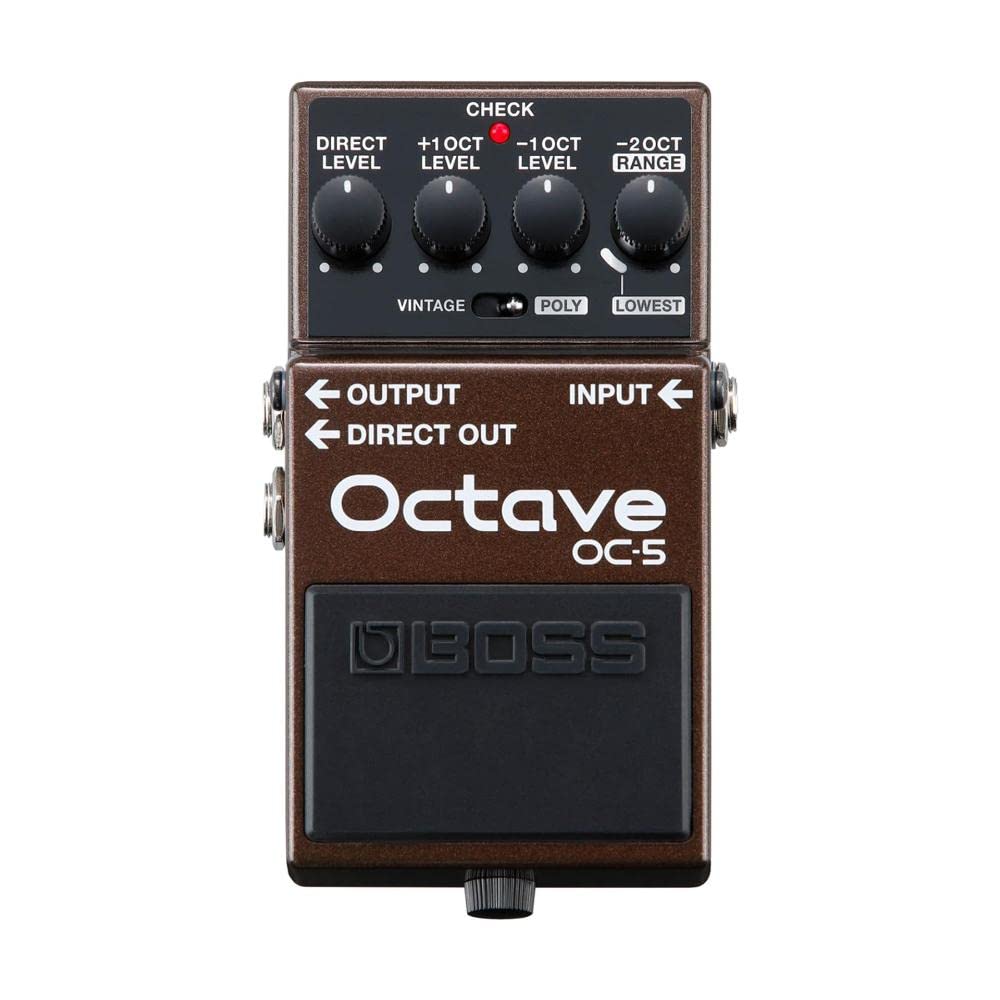 Boss Pedal Efek Gitar dan Bass Oc-5 Octave dengan Mode ...