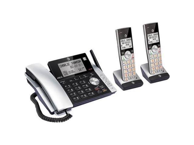 AT&T CL84215 DECT 6.0 Sistem Telepon Nirkabel yang Dapa...