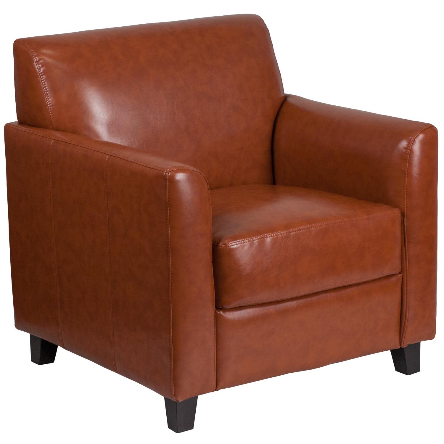 Flash Furniture Kursi HERCULES Diplomat Series Cognac L...