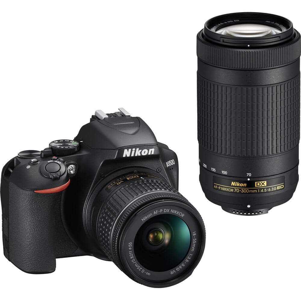 Nikon Kamera DSLR  D3500 dengan Lensa AF-P DX NIKKOR 18...