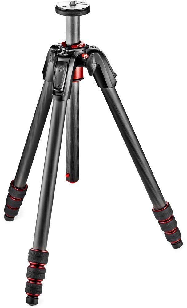 Manfrotto 190 GO! Tripod Serat Karbon 4 Bagian (Hitam)