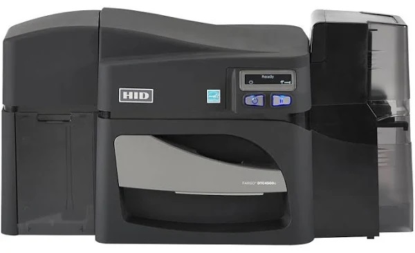 Fargo Printer Kartu ID Dua Sisi DTC4500e dengan Encoder...